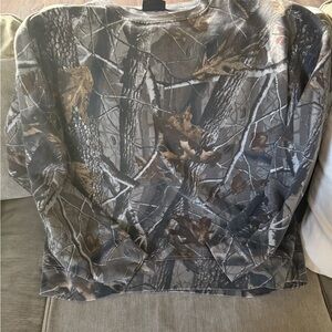 Camouflage Long Sleeve Crewneck